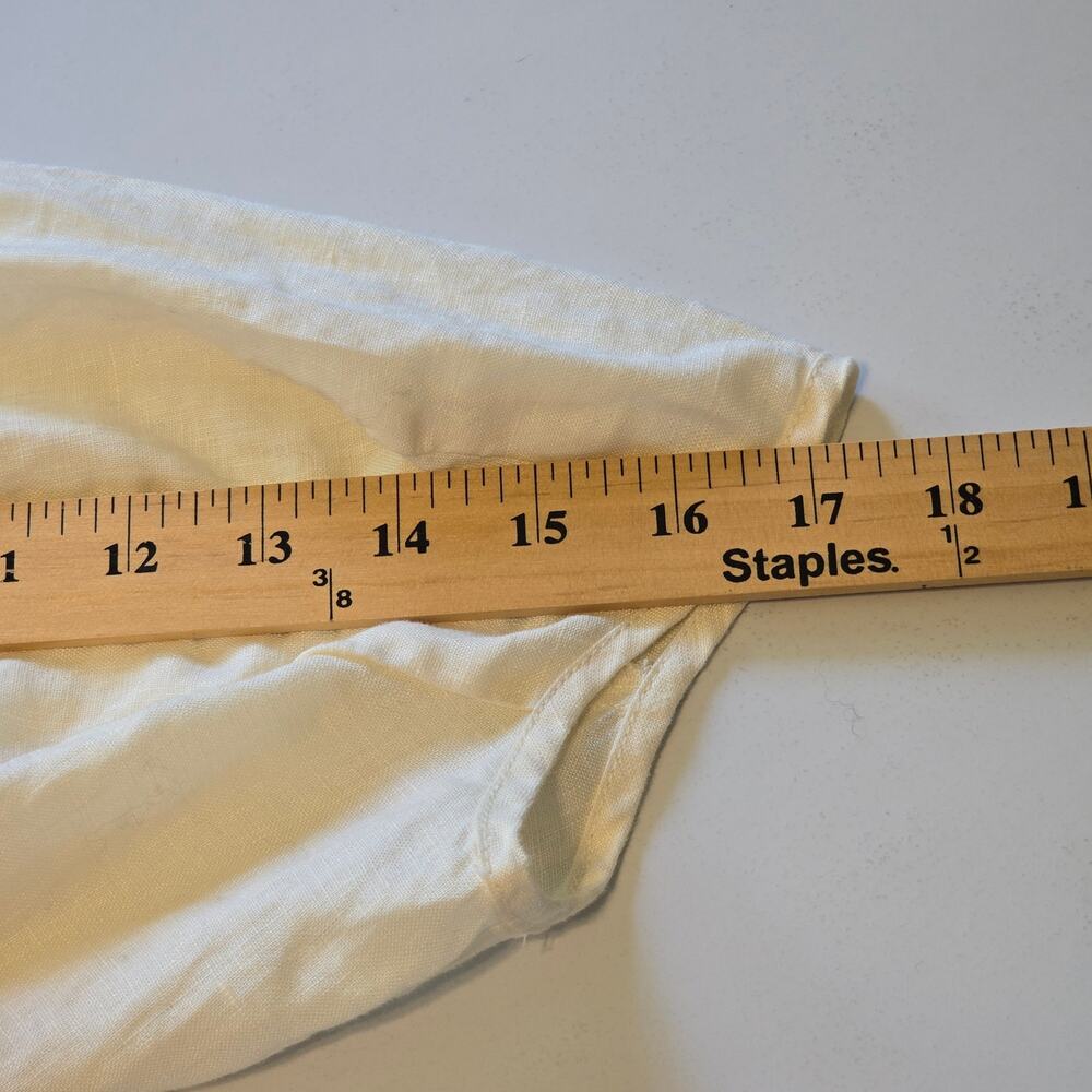Everlane Dress Womens Size XS Off White 100% European Flax Linen Clean Girl NWT - Picture 8 of 11